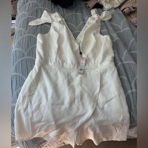 Brand new with tags BCBG white romper